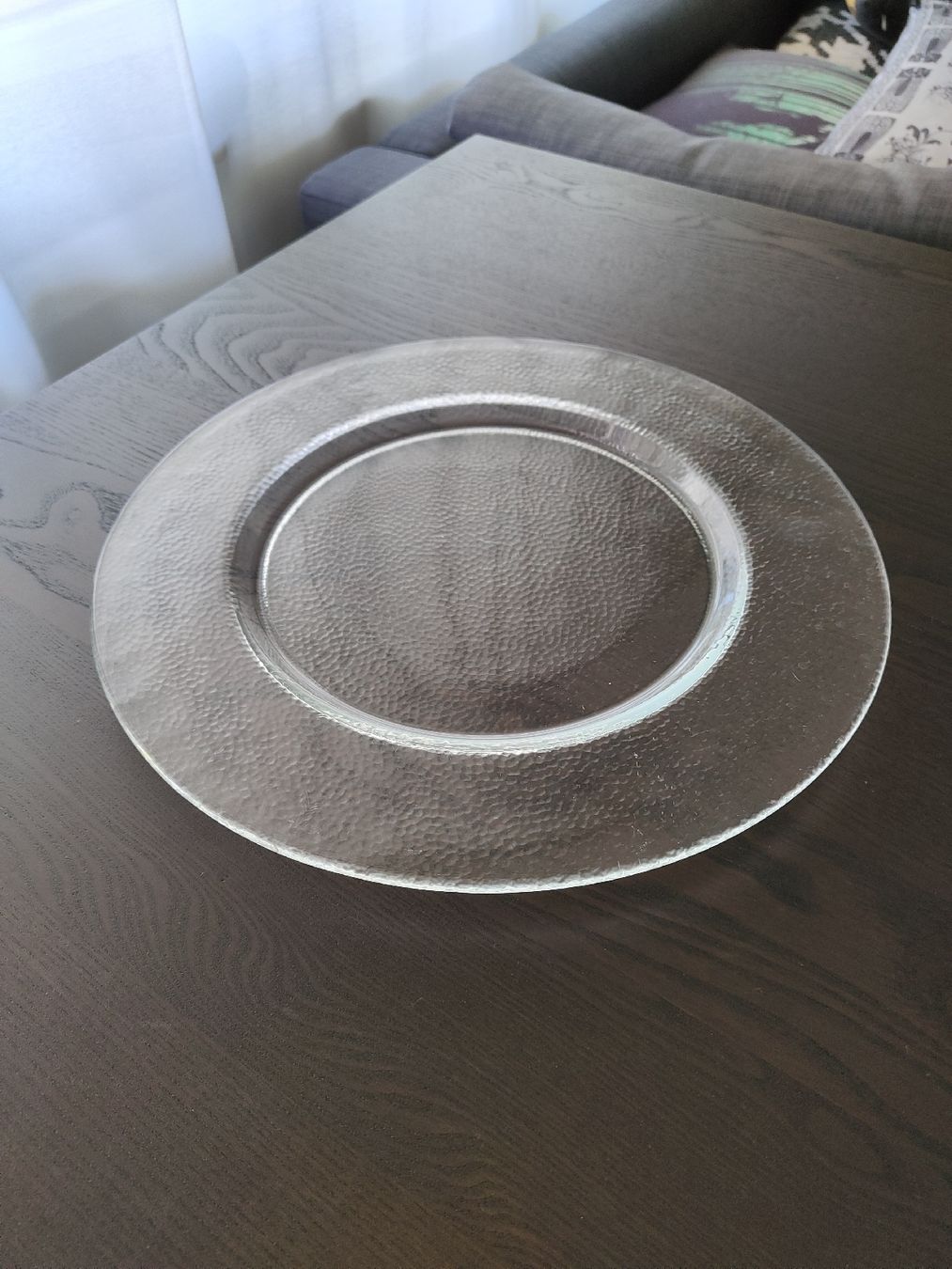 Piatti di portata: Tischset Glas 34cm Durchmesser – Usato da Olten venduto da Bosko2k