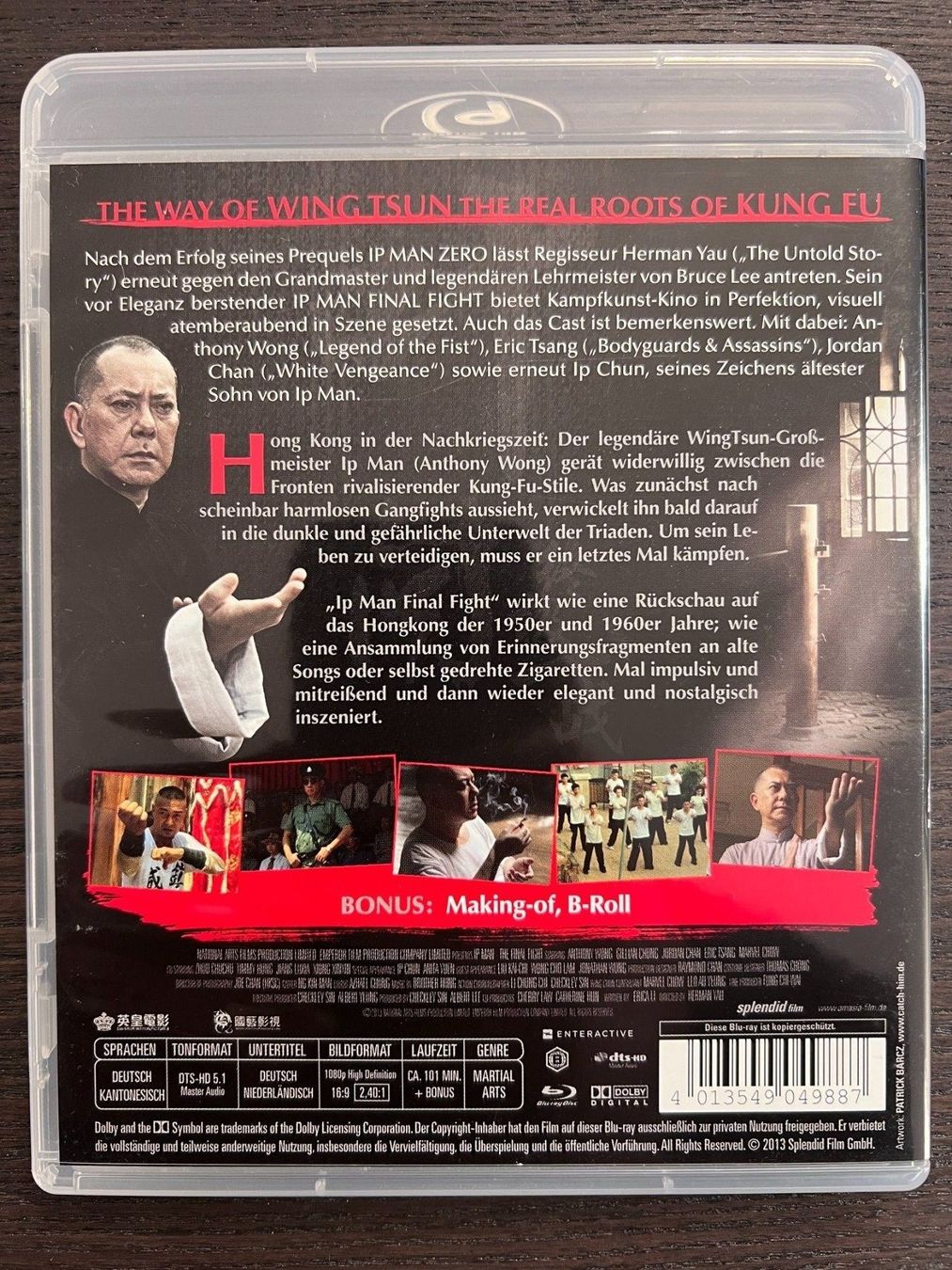 Tutti i DVDs: Ip Man - Final Fight – Usato da Zürich venduto da Blu-ray_ZH 1