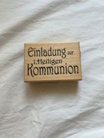 Stempel für Einladung zur Erstkommunion