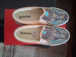Baskets femme Bucketfeet Love Tribal Pink neuves, T37
