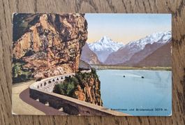 Axenstrasse mit Bristenstock – AK Verlag Wehrli