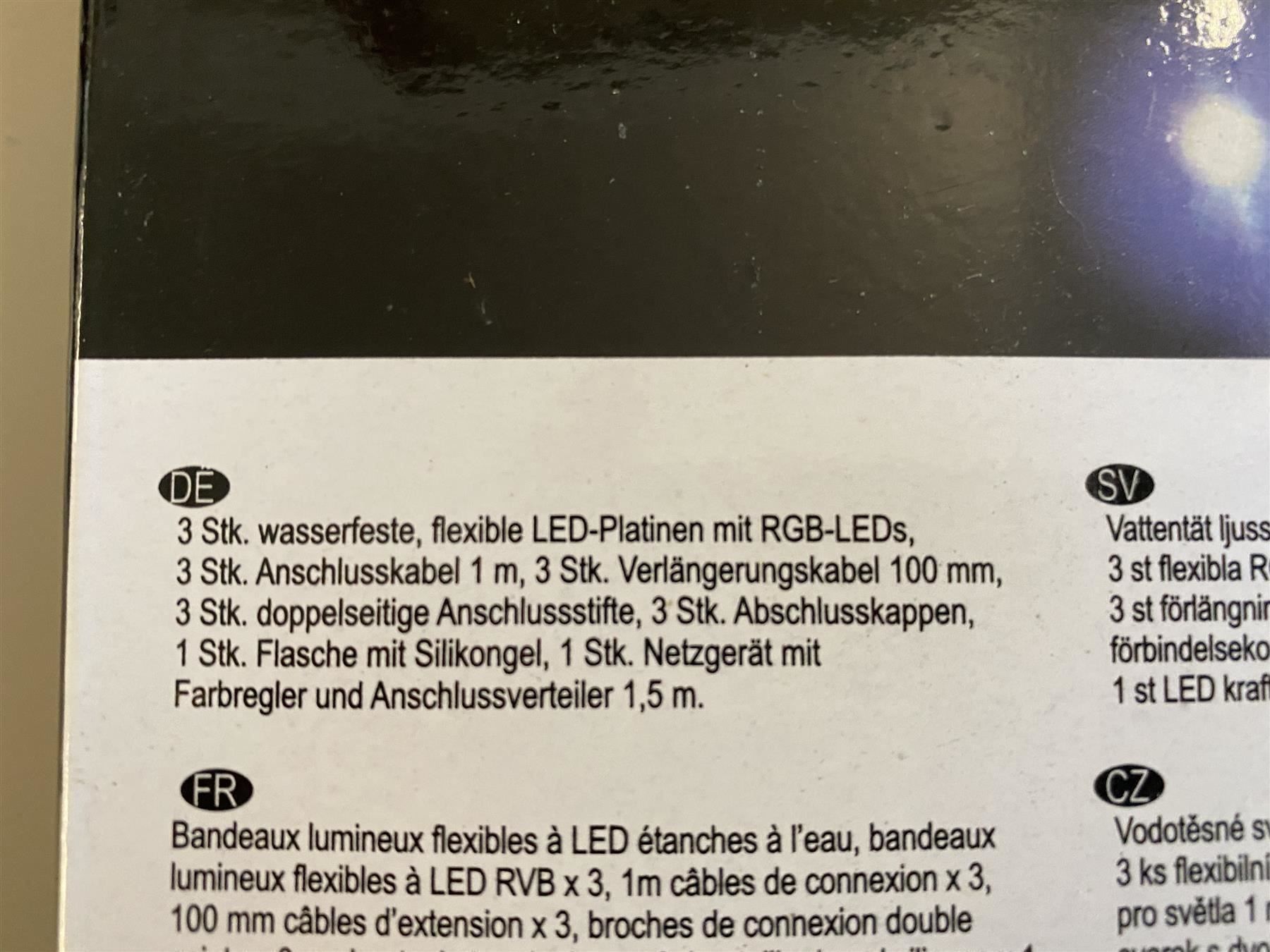 Ghirlande e barre luminose: Wasserdichte LED Platinen mit RGB – Nuovo e nell'imballaggio originale da Necker venduto da liq24 7