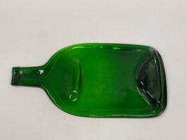 Dekorative Flasche aus Glas, geschmolzen