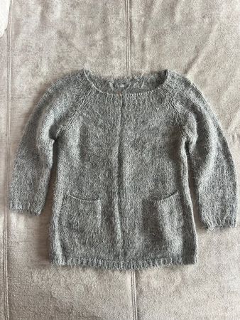 🔥 Pull à poils gris Maddison (Manor) taille S/M