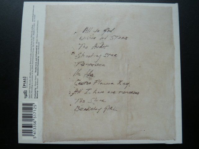 CD: Harper Simon - same (1st album, 2009) – Usato da Au ZH venduto da sikoku 2
