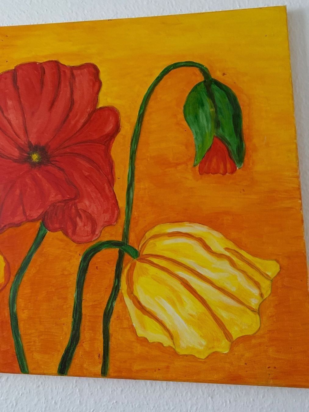 Dipinti: Gemälde Mohnblume 60x70 cm NEU – Nuovo (secondo la descrizione) da Regensdorf venduto da Spyke55 2