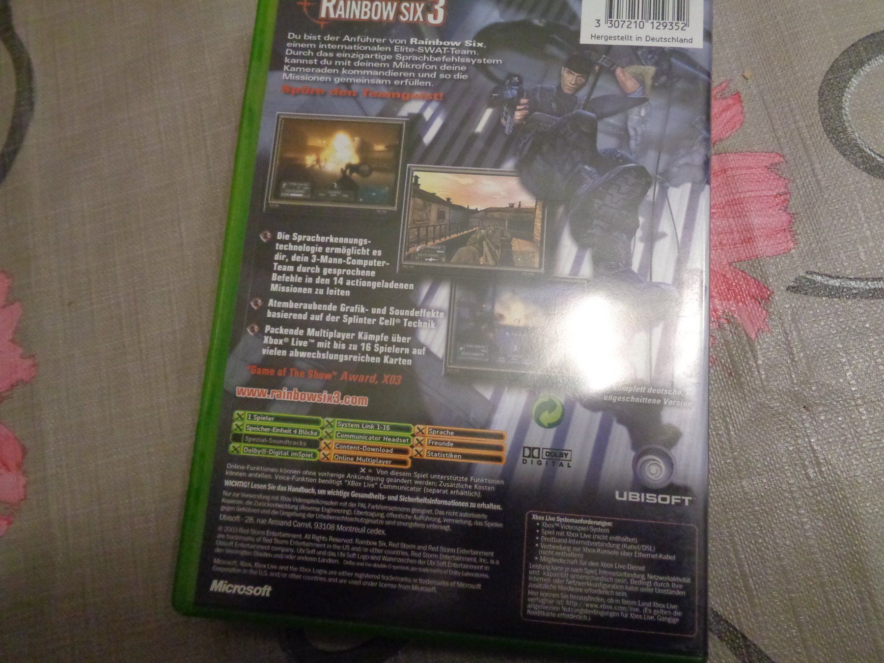 Spiele: Tom Clancy's Rainbow Six 3 XBOX Classic – Gebraucht aus Olten von Disc-Ausverkauf 2