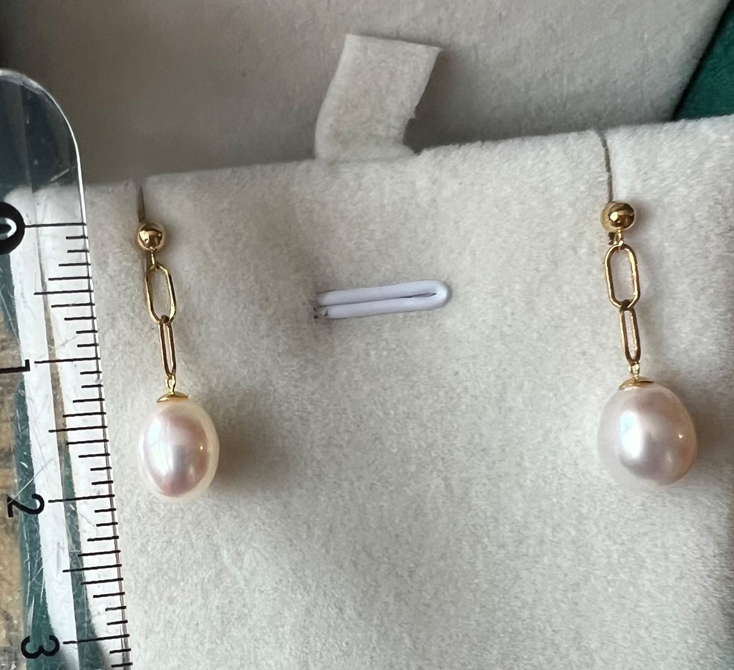 Orecchini pendenti & Orecchini a lobo: Ohrringe in 18k Gold mit Süsswasserperlen – Nuovo (secondo la descrizione) da Bern venduto da Steinfieber 3