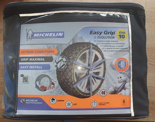 Chaines à Neige Michelin EasyGrip A1 En Nylon - Pour Pneus 13 Pouces