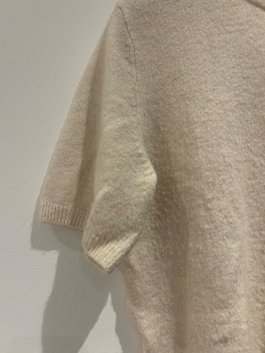 H&M T-shirt: H&M Strickshirt weiss – Usato da Aeugst am Albis venduto da schatzkistee 3