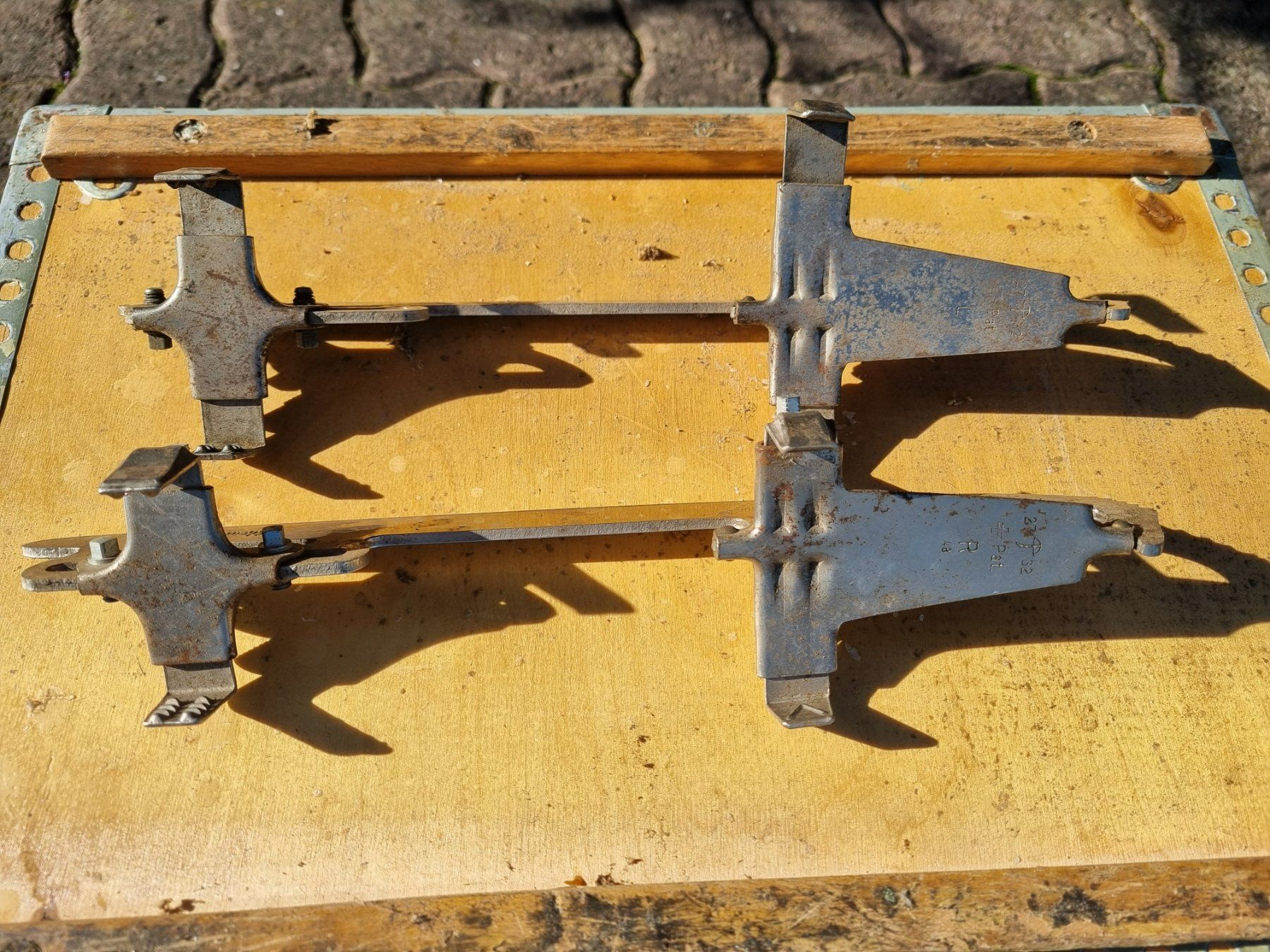 Pattini da ghiaccio: Schlittschuhe Antik – Usato da Rheinklingen venduto da Weinberg14