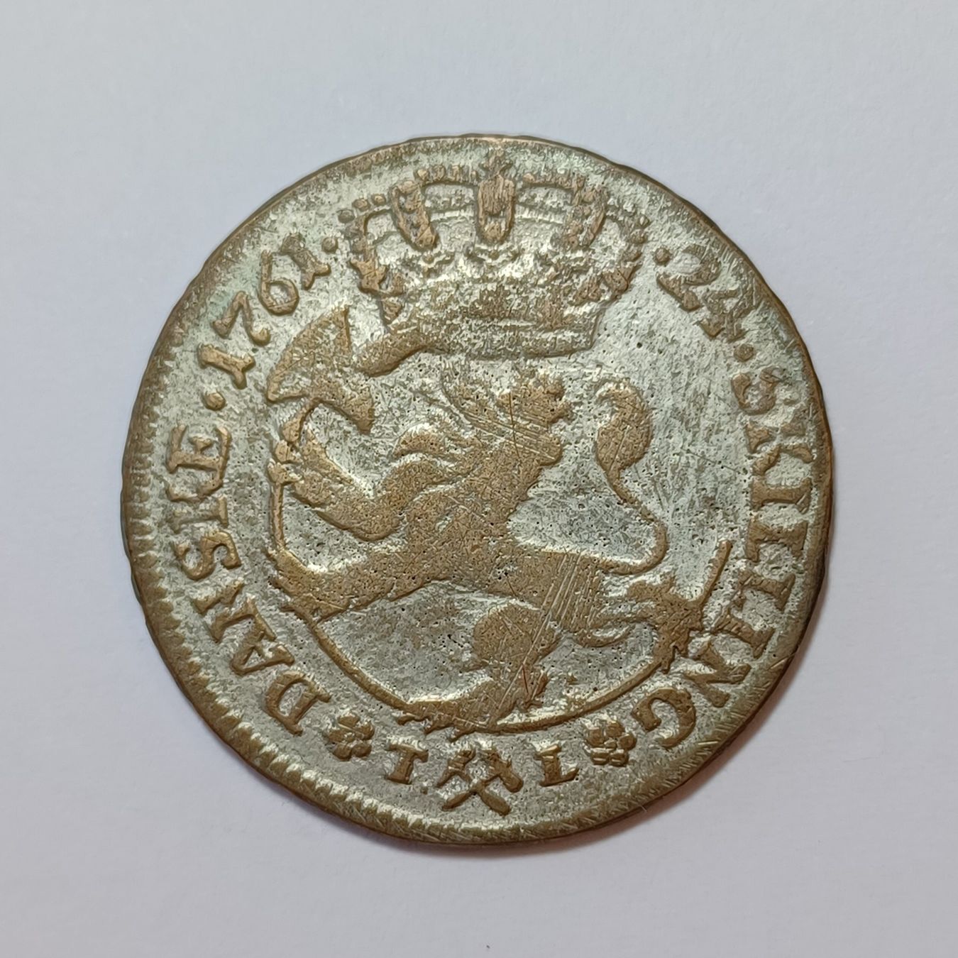 Tutti le monete: 24 Skilling 1761 Norwegen s – Usato da Pfäffikon ZH venduto da Welt_Muenzen