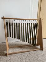 Handgemachtes Stagg Pipe Chimes mit Holzrahmen (15 Röhren)