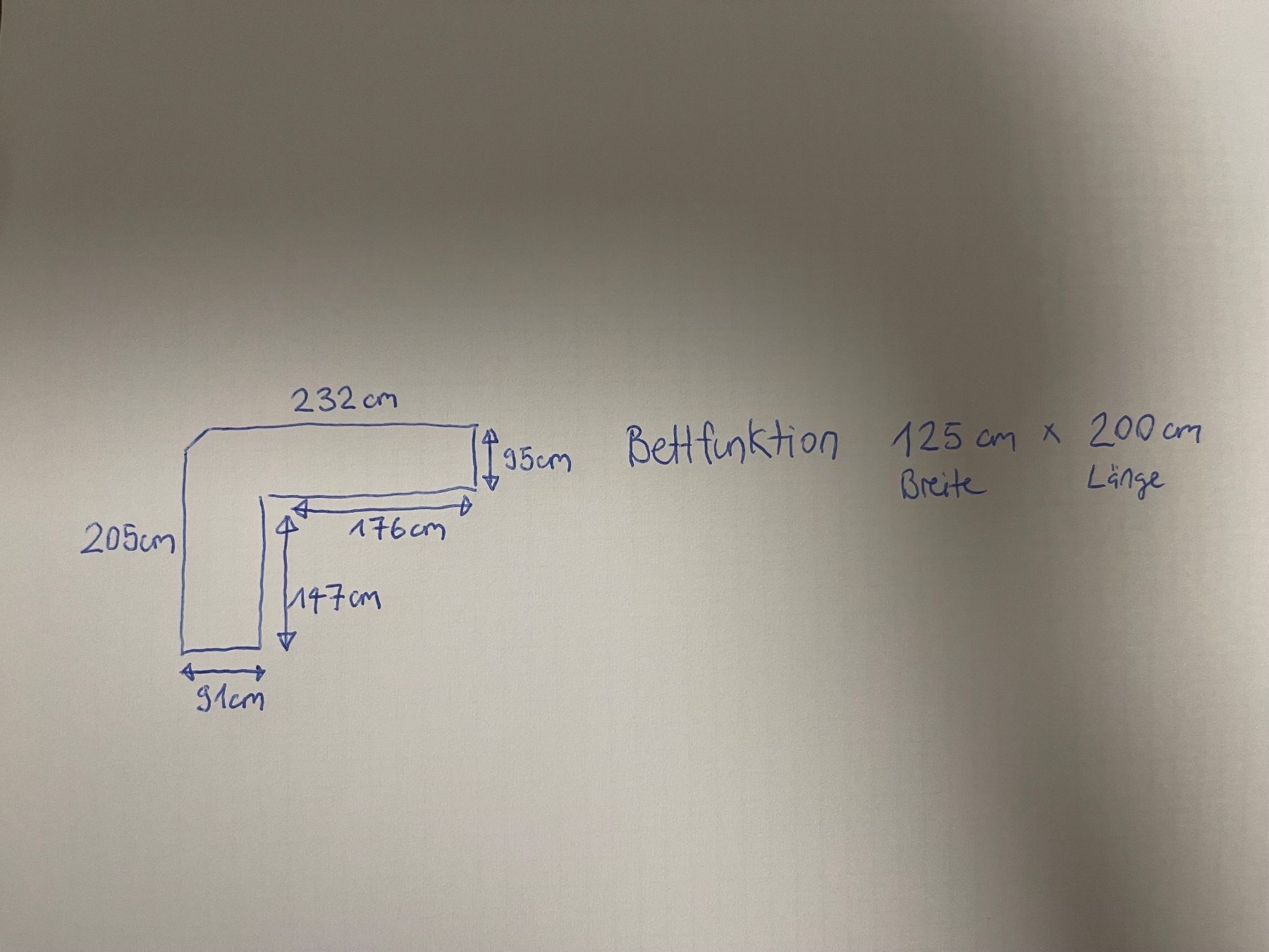 Sofas: Echtleder Sofa mit Bettfunktion – D'occasion à Schaffhausen par mer_8l5d 2