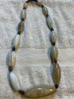 Antike afrikanische Kette Stein,Horn (1)