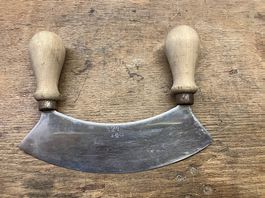 Wiegemesser ANTIK Holz Käse Messer 
