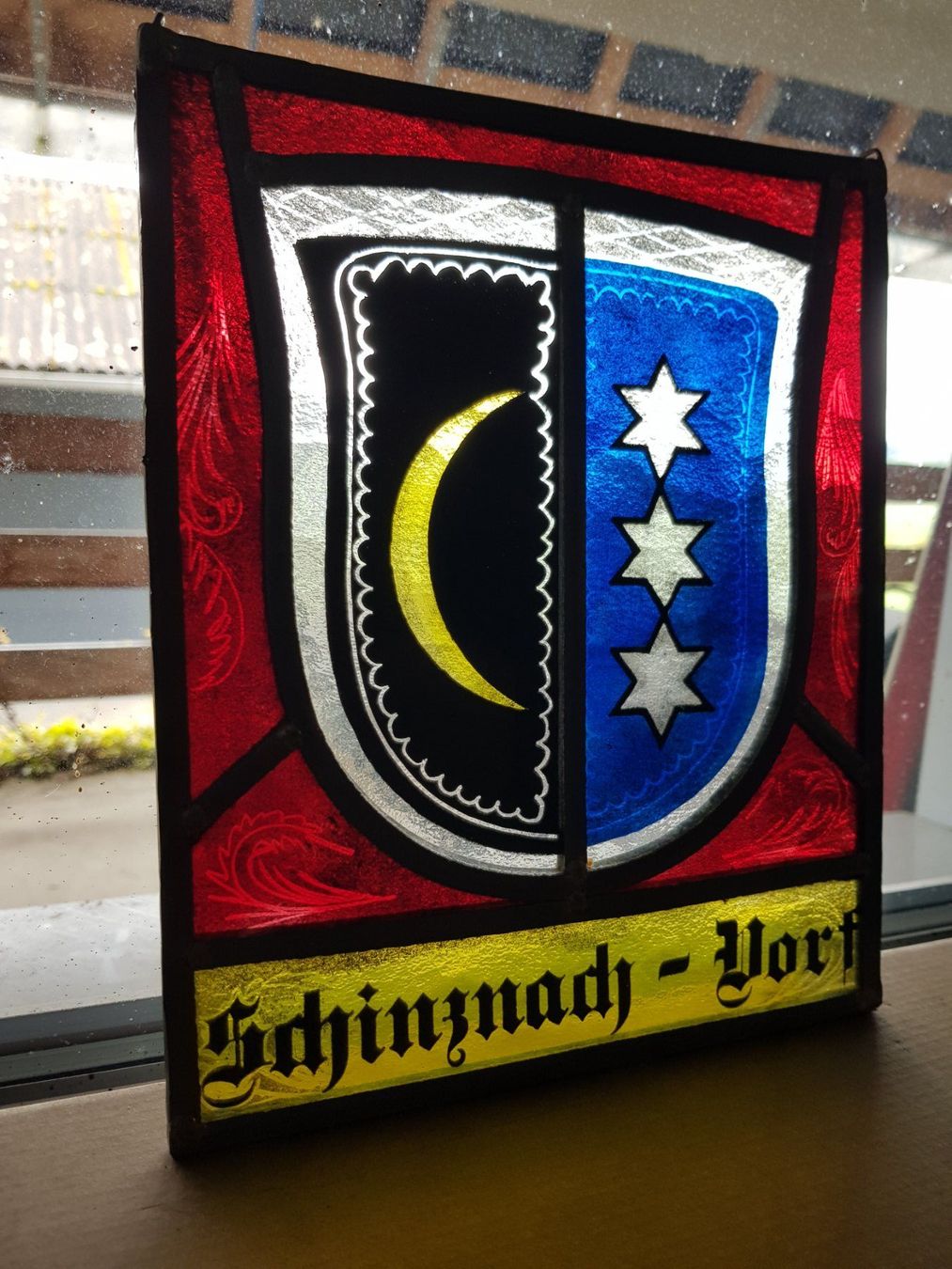 Sonstige Antiquitäten & Kunst: antike Wappenscheibe Schinznach Dorf Scheibe Glas – Gebraucht aus Walterswil BE von Lonitti 2