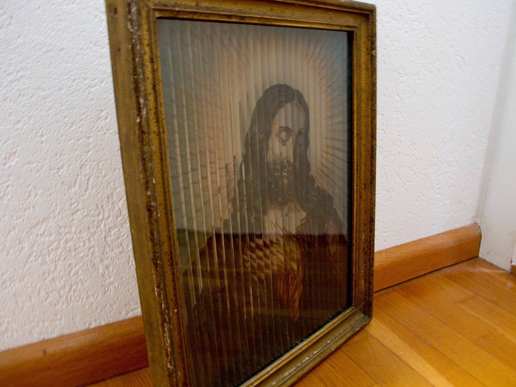 TABULA SCALATA ANDACHTSBILD Antik Heiligenbild Lamellendruck (D ...