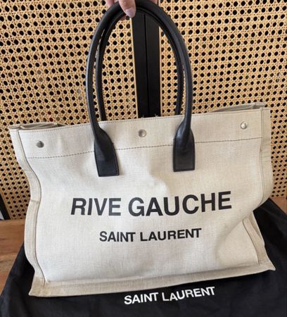 Saint Laurent Rive Gauche Tote Canvas