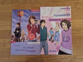 2 x Jugendbücher "Wer küsst mit Prinzen?" & "Flirtattacke"
