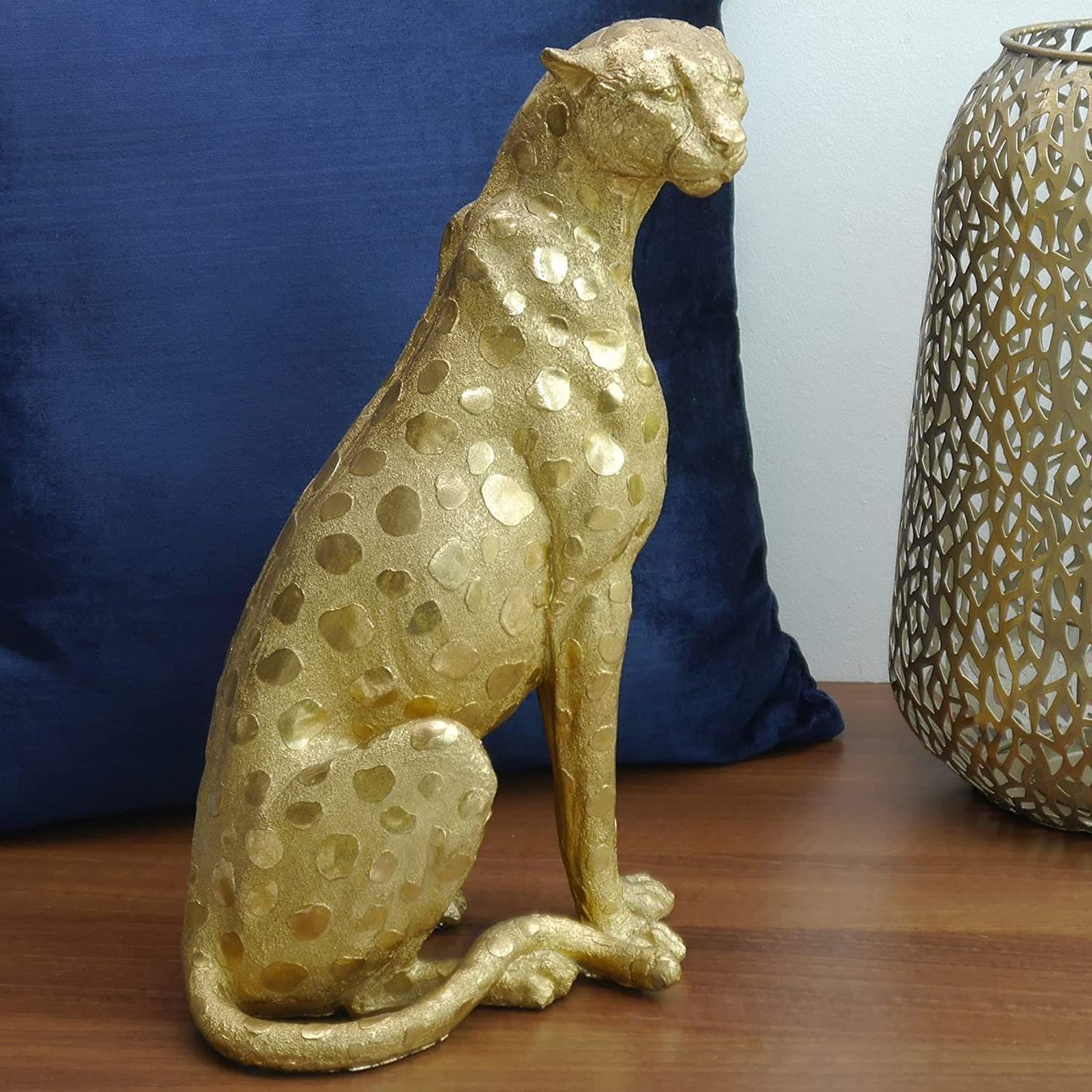Kare Alle Dekorationen: Leopard sitzend in Gold Dekoration Neu /OVP – Neu und originalverpackt aus Volketswil von rubin74 1