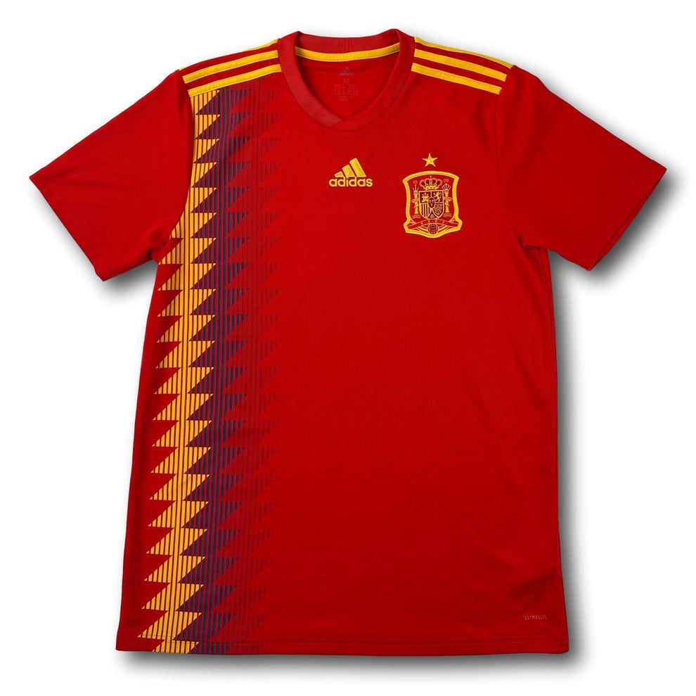 Canottiere & Pantaloni: Spanien - 2018 - Heim - M - adidas – Usato da Bolligen venduto da ToTheJerseyEquipment