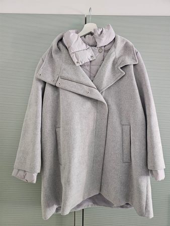 Tom Tailor Wintermantel mit Wolle, XXL, Grau