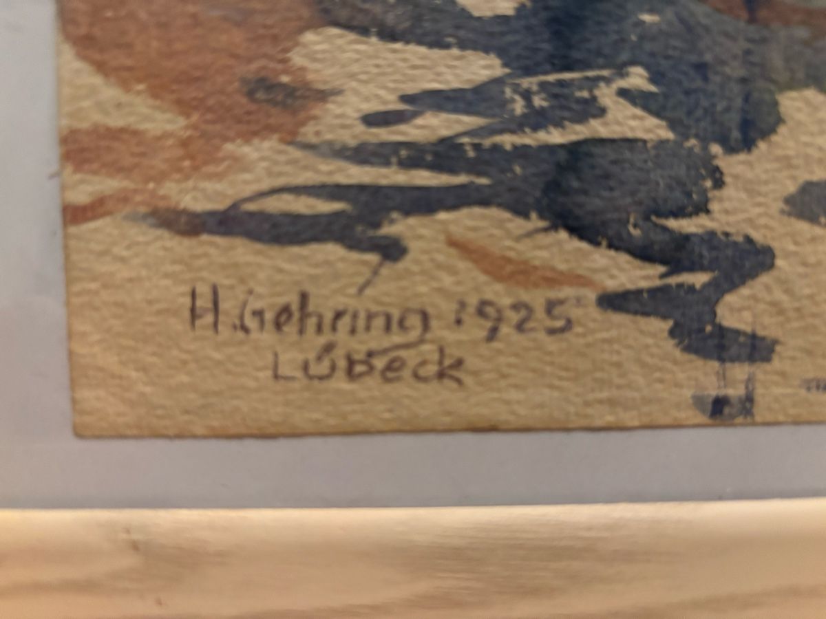 Gemälde: Aquarell von H. Gehring 1925 – Gebraucht aus Bözberg von Fema01 1