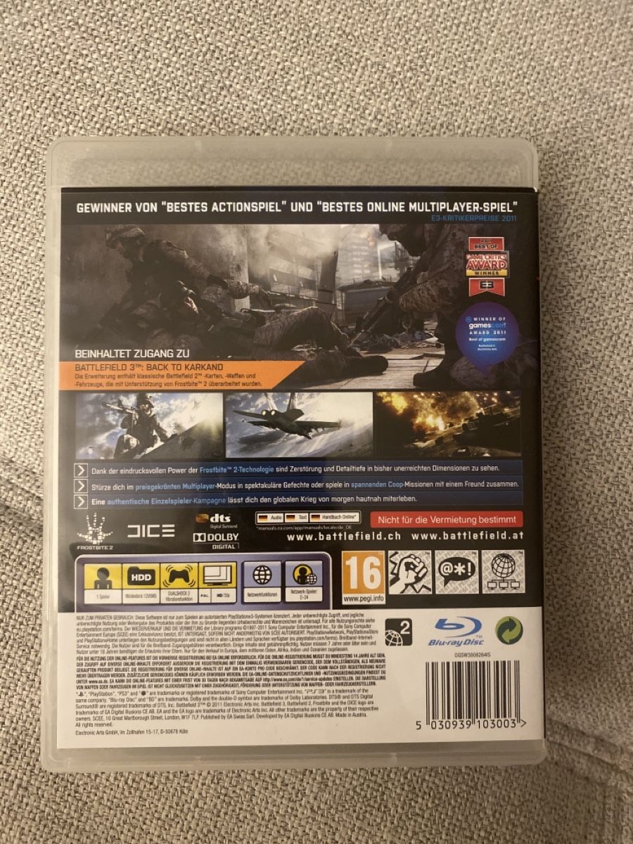 Jeux: Battlefield 3, Limited Edition – D'occasion à St. Gallen par sabrina_19 2