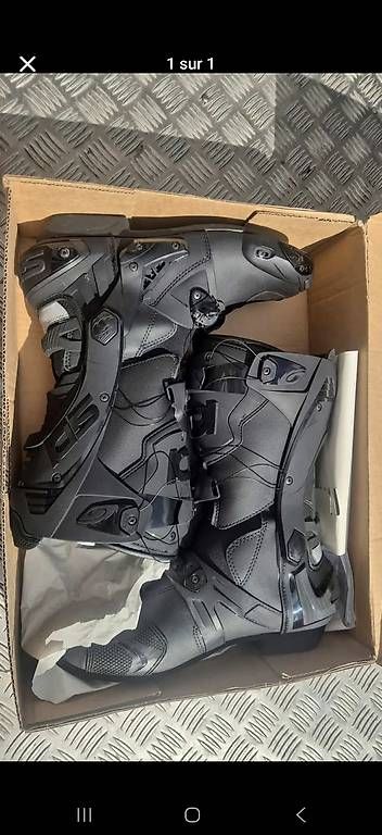 Herrenschuhe: Bottes moto SIDI REX 45 – Gebraucht aus Châtel-St-Denis von mat.pauch