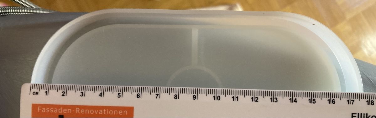 Sottobicchieri: Giessform Silikon Untersetzer oval – Nuovo (secondo la descrizione) da Uesslingen venduto da manu-ela41 1