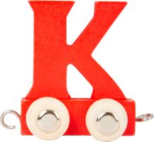 Buchstabenzug Wagen " K " bunt