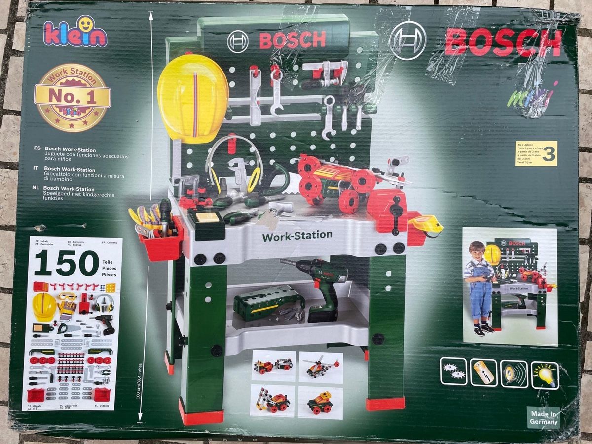 Giocattoli: Bosch Werkbank Kinder mit 150 Teilen – Usato da Geroldswil venduto da quatschi0