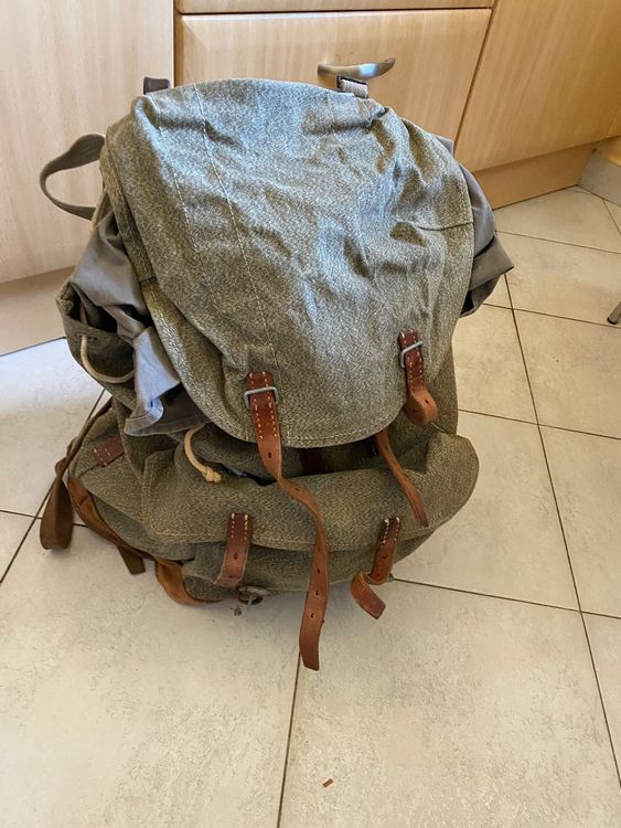 Ancien Sac à Dos SNCF – Vintage Années 1900, Très Bon état (Réf#D-668)