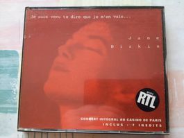 CD Jane Birkin - Concert au Casino de Paris + 7 inédits