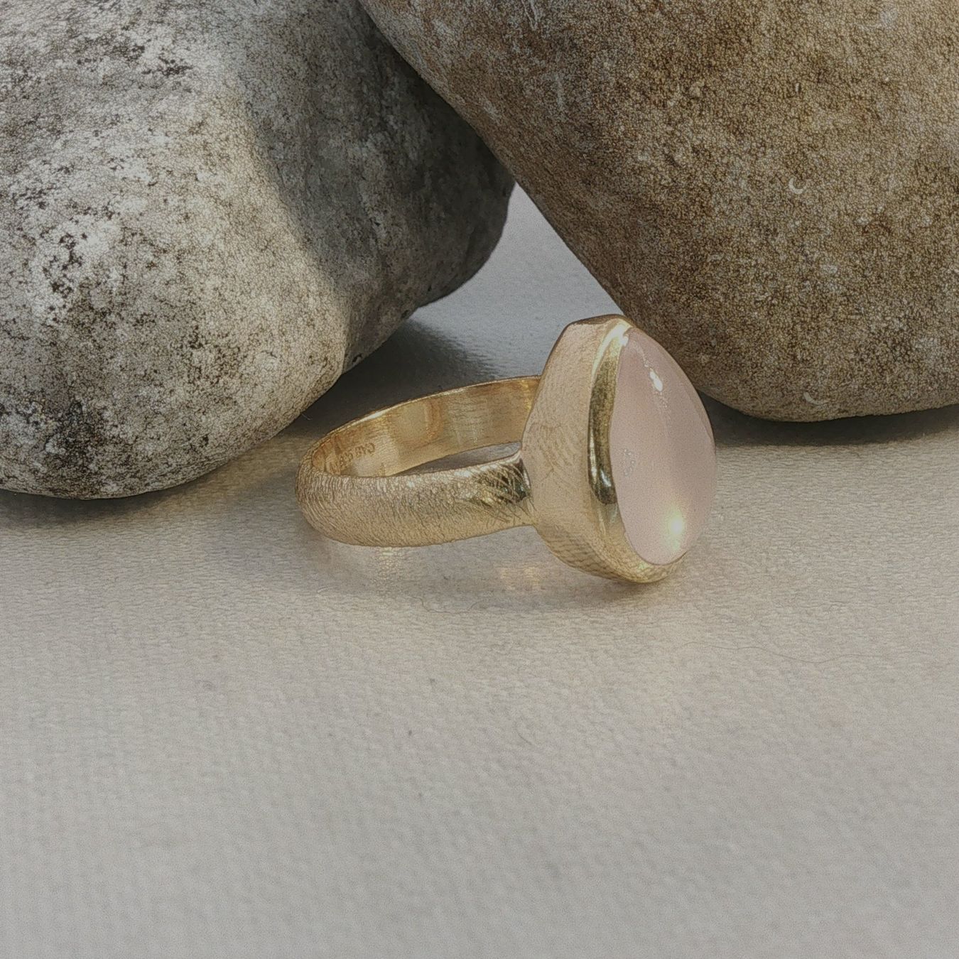 Olga Ribler Ringe: Rosenquarz Ring Silber Unikat 55 – Neu (gemäss Beschreibung) aus Luzern von Schmuckoutlet 5