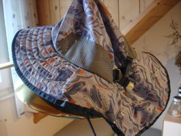 Sonnenhut UV & Nackenschutz,  BERGFREUNDE (5-7Jahre) NP 38.-