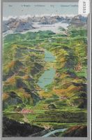 Panorama - Lenzburg Hallwilersee u. Baldeggersee