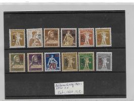 Aufbrauchausgabe 1915 - 1930 ** Kat: CHF 145.-