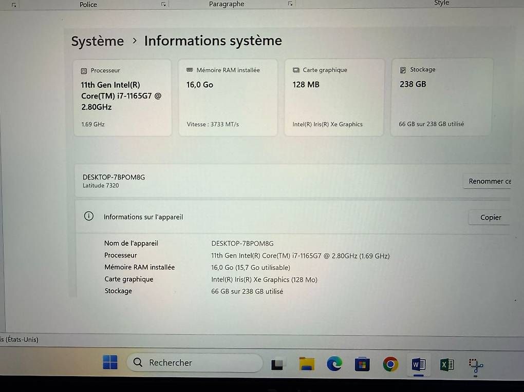 Notebooks: DELL 7320 ÉCRAN TACTILE  – Gebraucht aus La Chaux-de-Fonds von sz2300 2