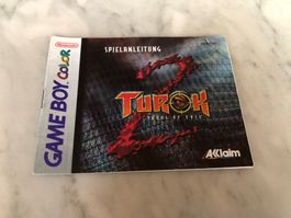 ANLEITUNG  FÜR TUROK 2 GAME BOY COLOR