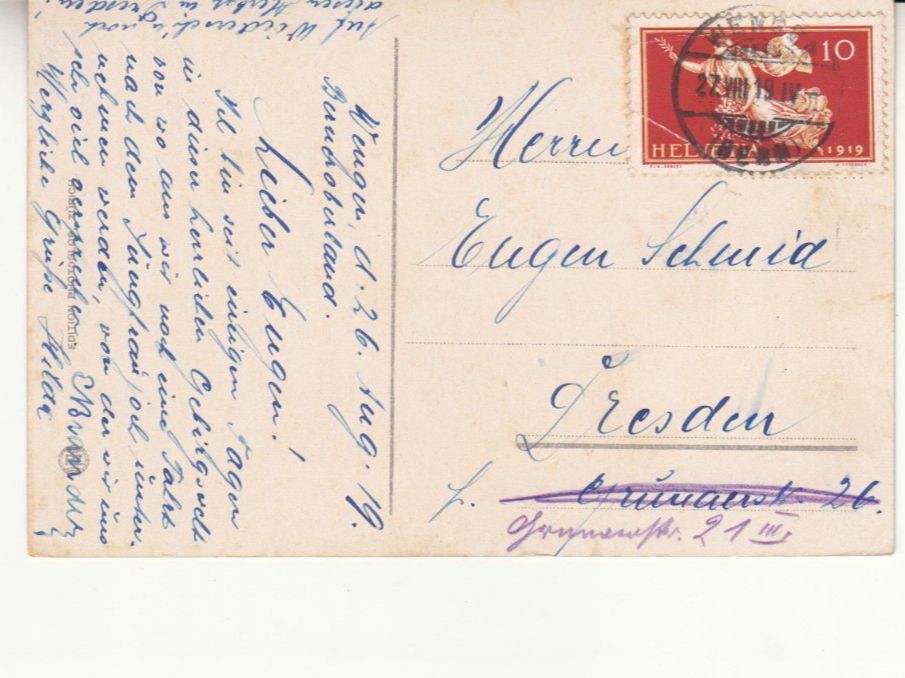 Cartoline postali: Jungfrau Lütschine 1919 – Nuovo (secondo la descrizione) da Bürglen TG venduto da StampGraf 1