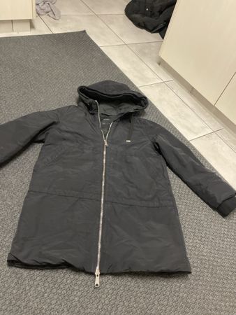 Winterjacke schwarz Zara basic gr XL
