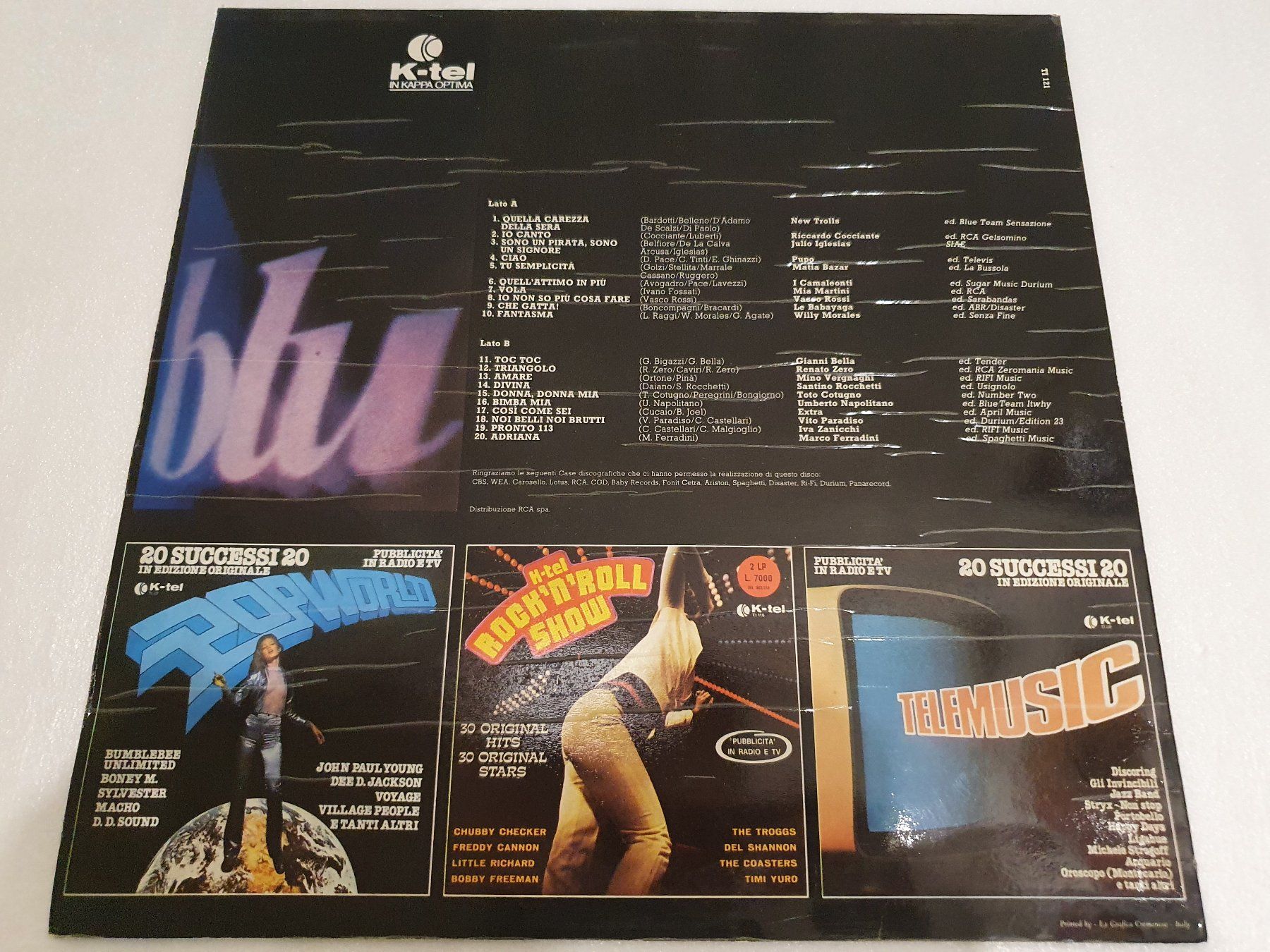 Dischi in vinile: Blu - 20 Successi 20 – Usato da Uster venduto da Vinyl-Leidenschaft 1