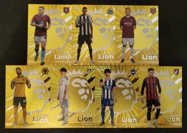 Topps Premier league 25/26 Gold Lion 7 Cards. 
