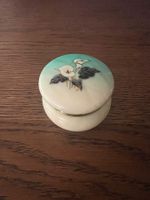 Echte Alabaster Schmuckbox | Rosen Blumen Design | Handgesch