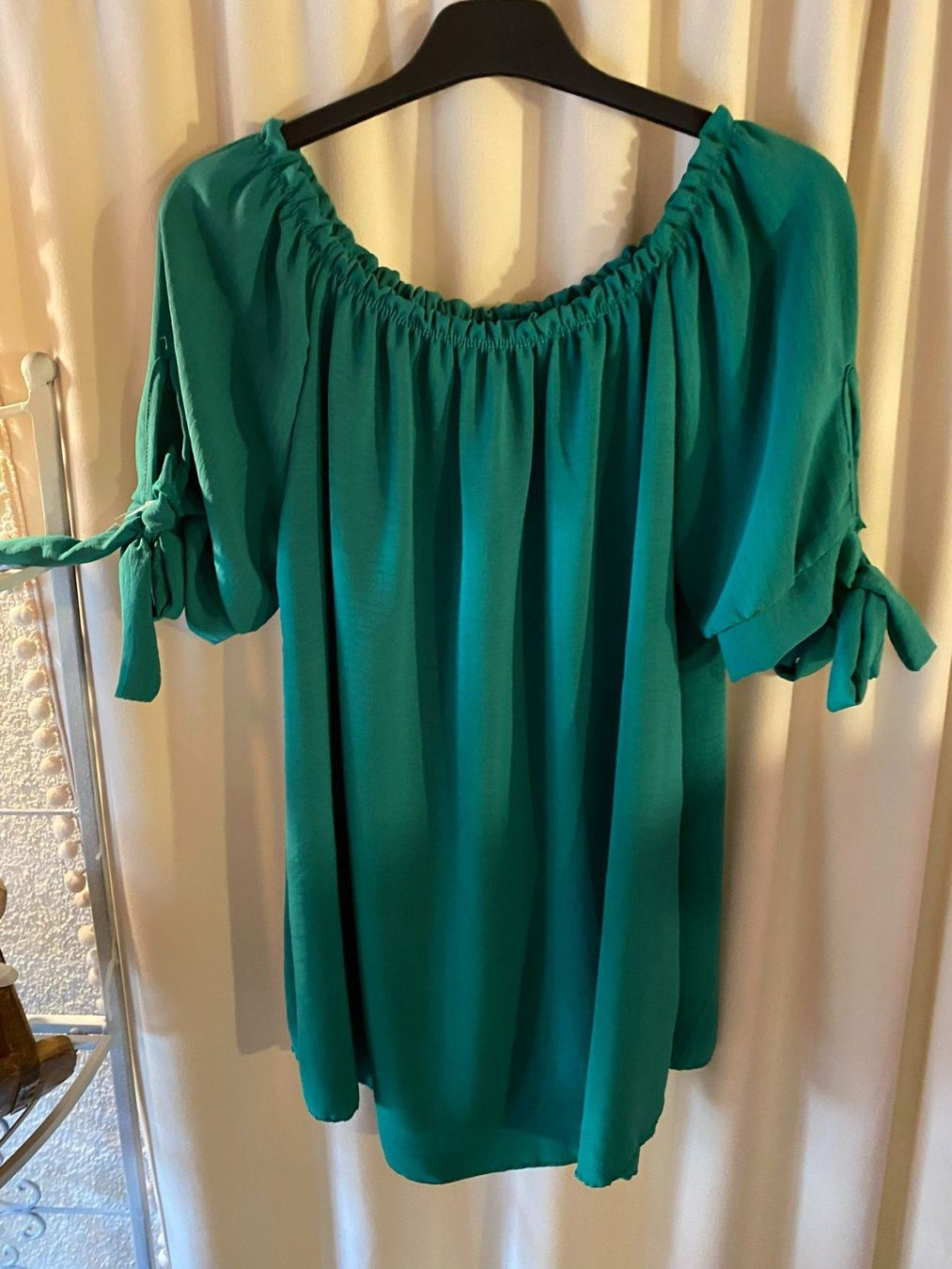 Camicette: DAMEN BLUSE KURZARM GRÜN – Nuovo (secondo la descrizione) da Meienried venduto da ManuelaBoutique 1