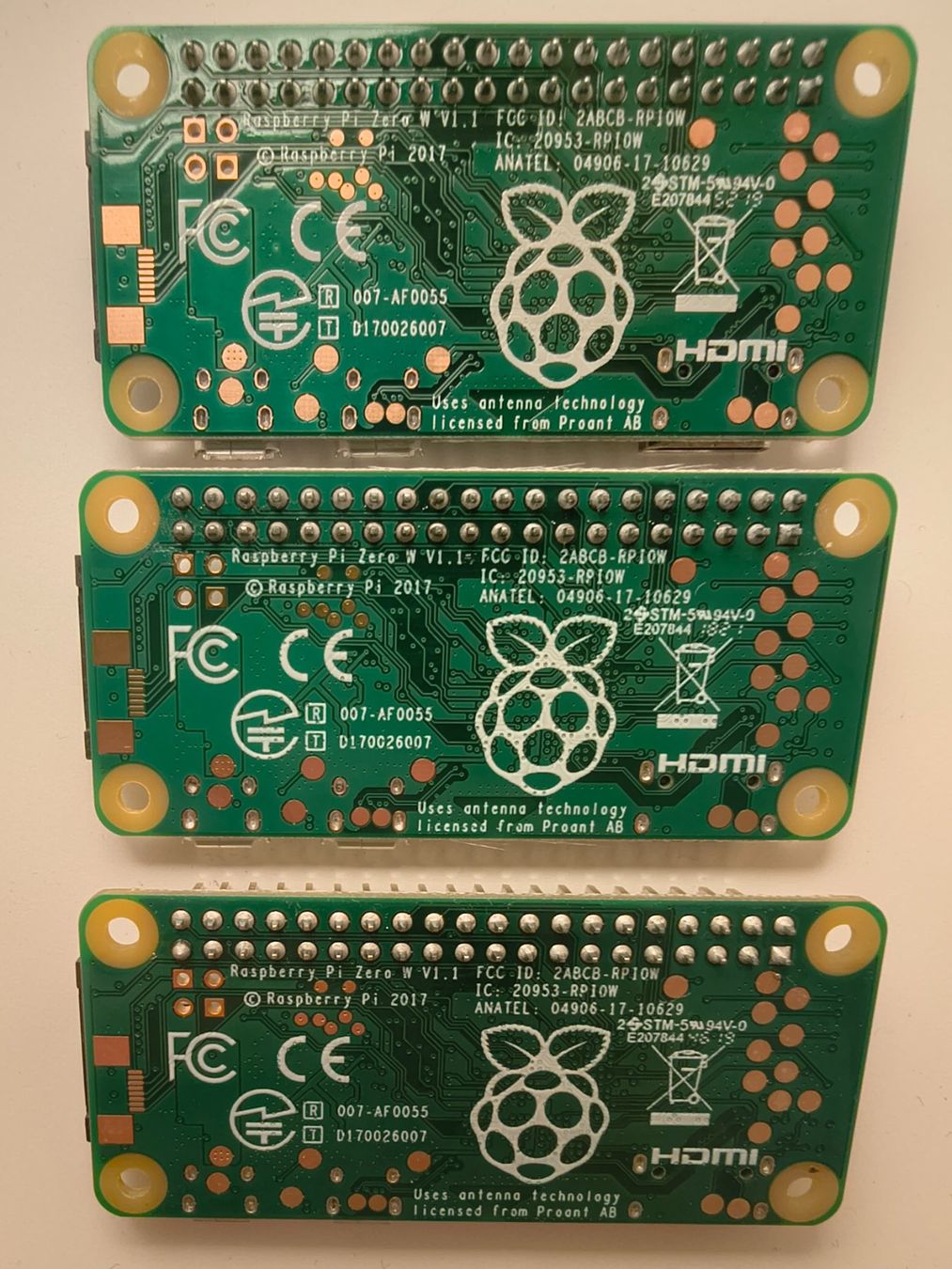 Raspberry Pi PC: 3x Raspberry Pi Zero WH Einplatinencomputer – Usato da Wettingen venduto da Fredlik 1