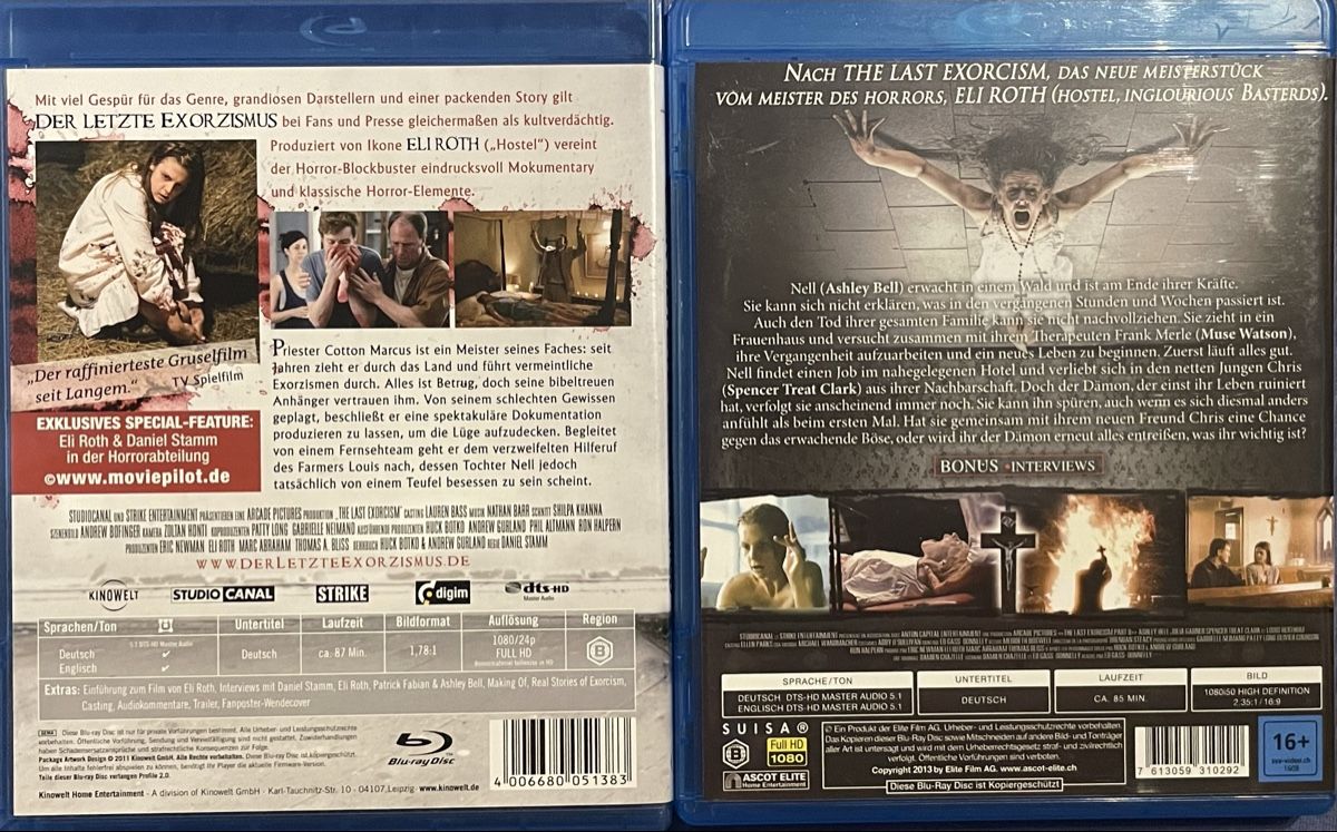 Tutti i DVDs: Der letzte Exorzismus 1+2 – Nuovo (secondo la descrizione) da Waldenburg venduto da Gonzo8 1