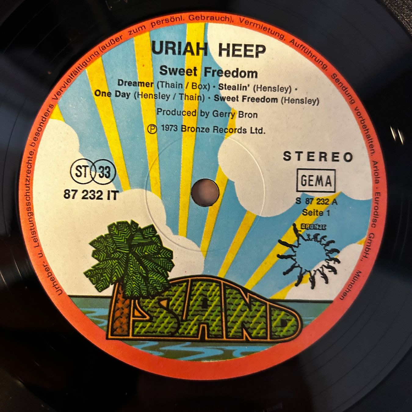 Vinyles: Uriah Heep - Sweet Freedom, Vinyl LP – D'occasion à Aesch BL par BernisFlomi 6